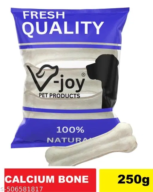 Pressed Rawhide Chew Bone Treat for Healthy Dog ,250g , (Pack Of 1)