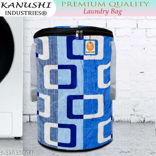KANUSHI Industries® Designer Laundry Bag (Blue -colour)(LB-BLUE-BOX-01)…