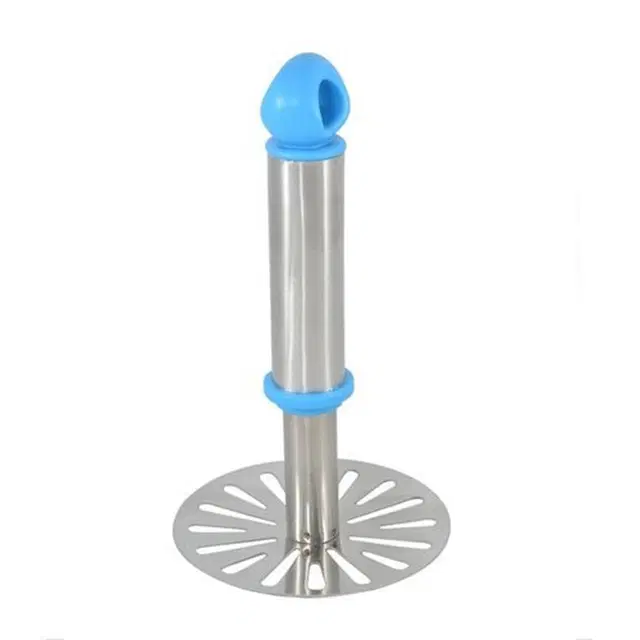 Steel paubhaji masher _ 0586a