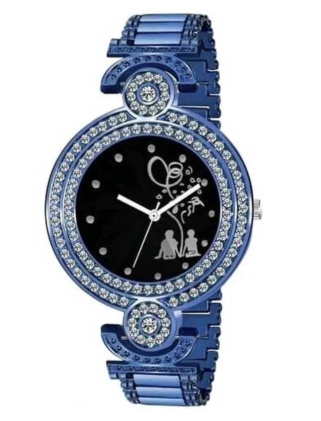 Analog Watch For Womens (Blue) (WS-367)