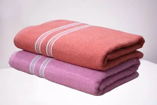 Bath Towel, 27x54 inches, Pack of 2, Multicolor