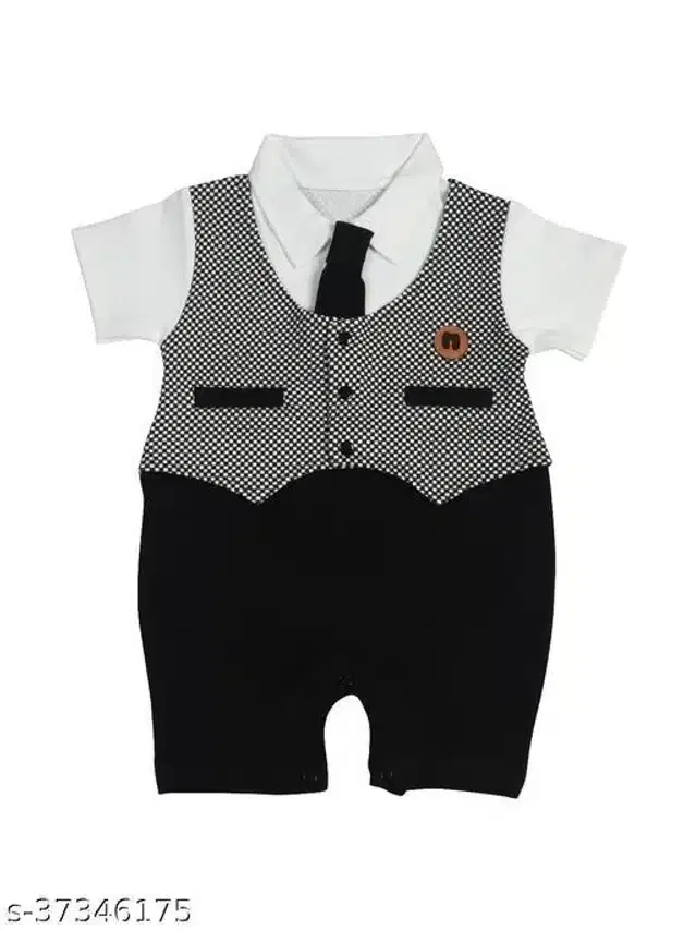 Rompers for Boys (Multicolor, 3-6 Months)