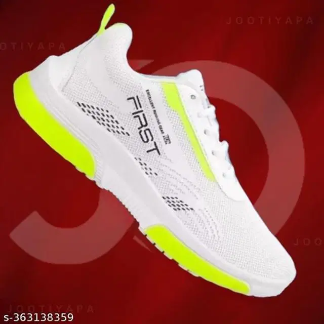 Casual Shoes for Men (White, 6)