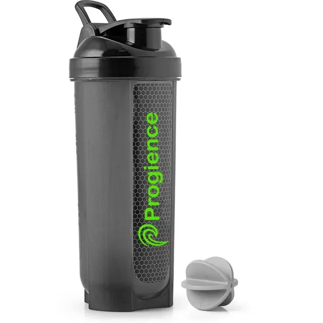 Protein Shaker Bottle with Whisk Ball ,(Black)