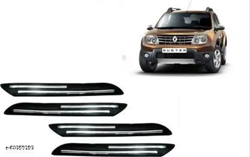 Rubber Car Bumper Protector, Multicolor, Pack of 4