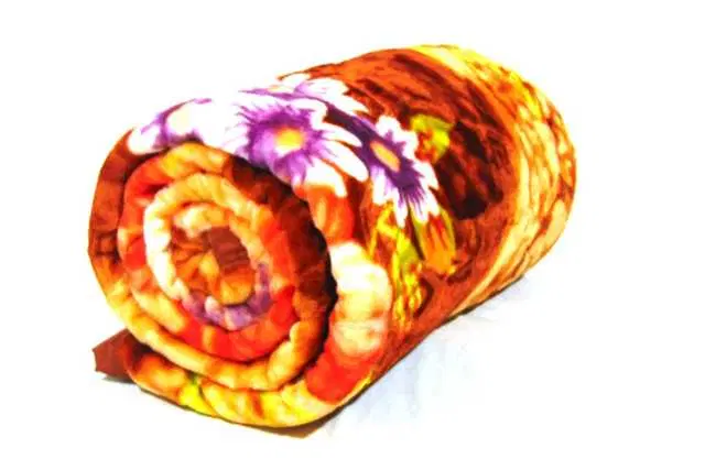 Luxurious Embossed Double Bed Blanket, Multicolor, 90X90 Inch, Pack Of 1, Mo-006