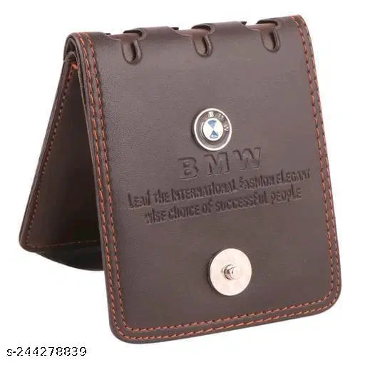Faux Leather Wallet for Men (Multicolor)