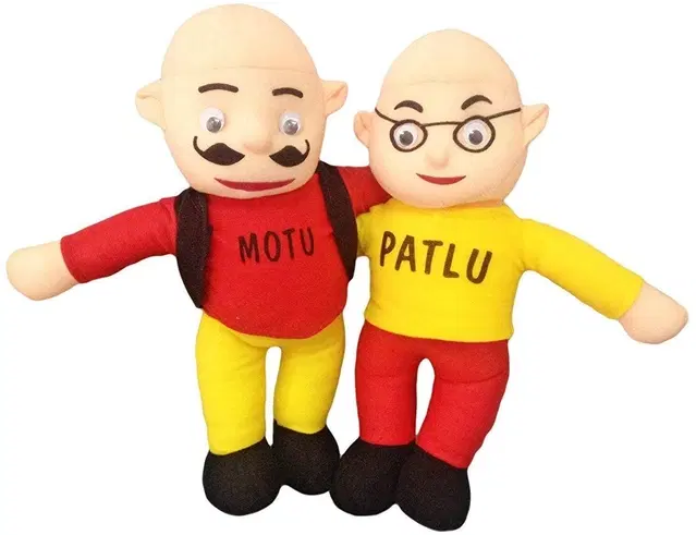 RK LOVELY Stuffed Motu Patlu Toy Set, 30cm, Pack of 1