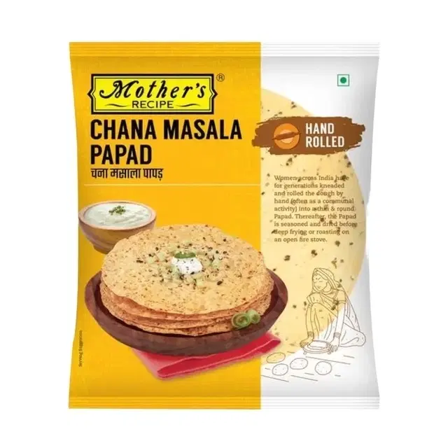 Mother's Recipe Channa Masala Papad, 180 g