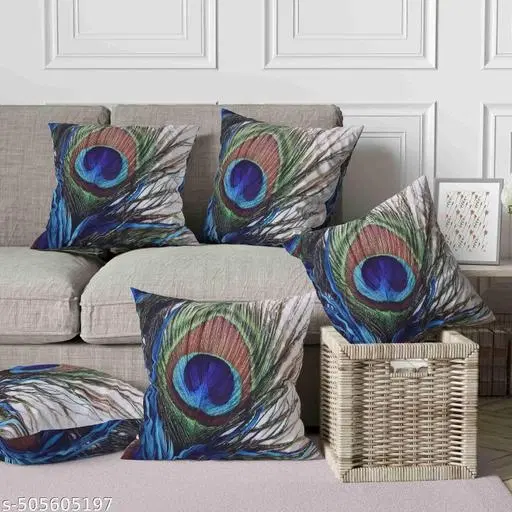 KANUSHI INDUSTRIES® Printed Cushions Cover(CUSHION-COVER-COMBO-18)