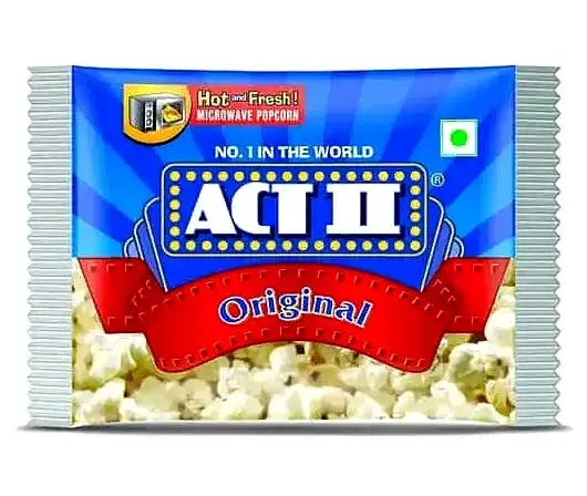 Act II Microwave Popcorn Original, 33 g