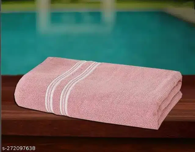 Cotton Bathing Towel, Baby Pink