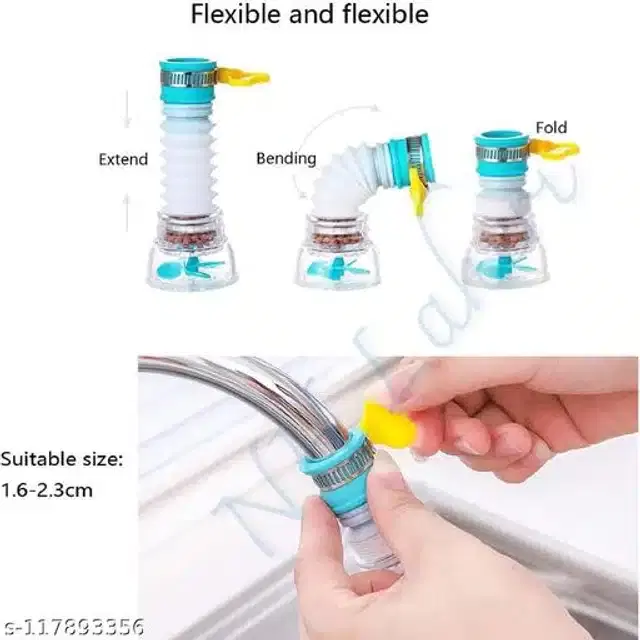 Expandable Head Nozzle Faucet, Multicolor
