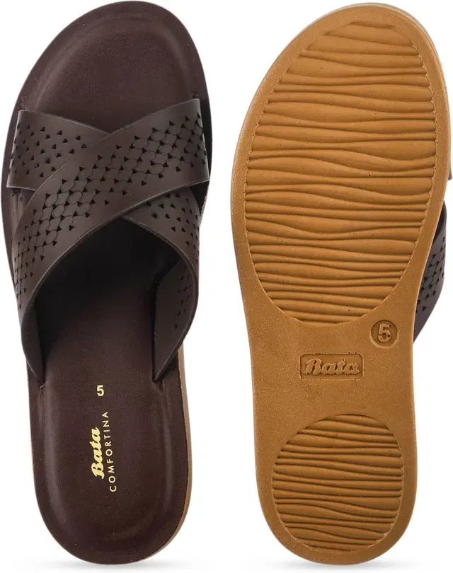 Bata Casual Sandals for Women (Brown, 7 UK/India)