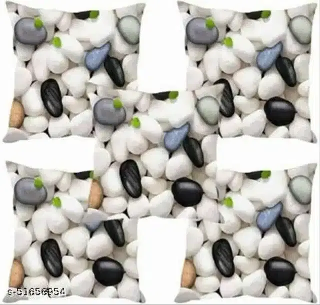 Cushion Cover for Home, Multicolor, 16x16 inches, Pack of 5