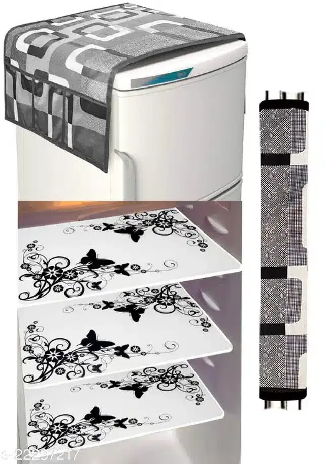 Fridge Cover Set, Multicolor, Set of 5