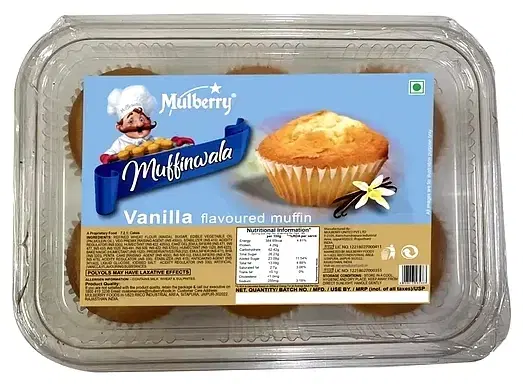 Mulberry Muffinwala Vanilla Flavored Muffin 130g