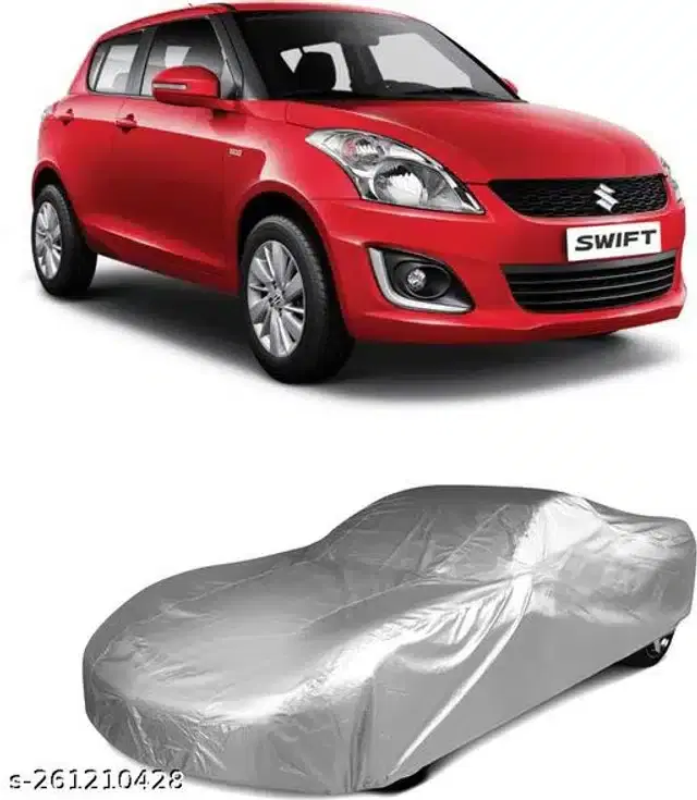 Taffeta Waterproof Car Cover for Maruti Suzuki Swift, Multicolor