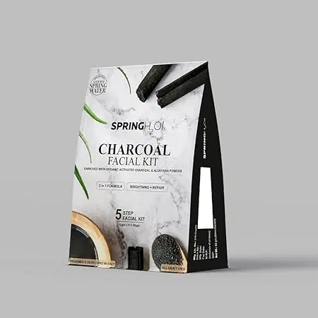 Spring H2O Charcoal Facial Kit, 50 g