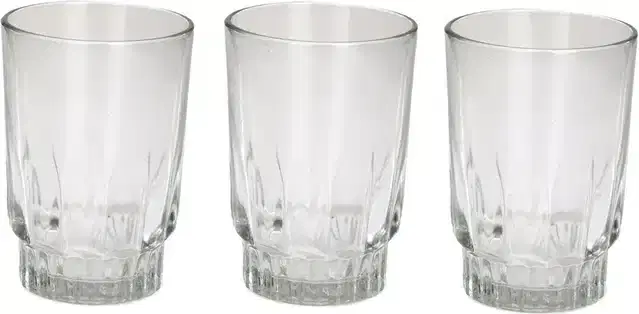 Liquor cum Cocktail Glasses, Transparent, 200 ml, Pack of 3