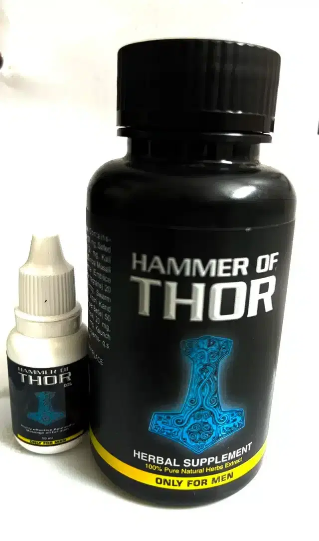 Hammer of Thor Herbal Supplement for Men, Set of 1