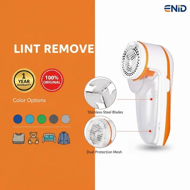 Lint Remover For Clothes ,Multicolour,(Pack Of 1)