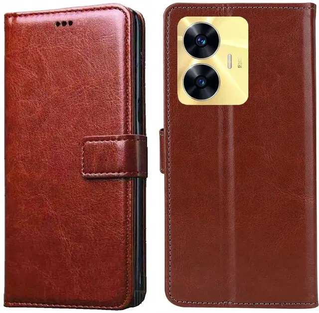 Flip Mobile Cover for Realme RMX3710/C55, Multicolor