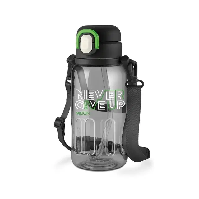 Milton Regan 850 2-in-1 Lid Sip or Gulp Water Bottle | Sturdy Handle And Strap I BPA Free| Food-Grade | One-Touch Open | Leak-Proof | Ideal for Office, School, College, Gym | 836ml, Pink