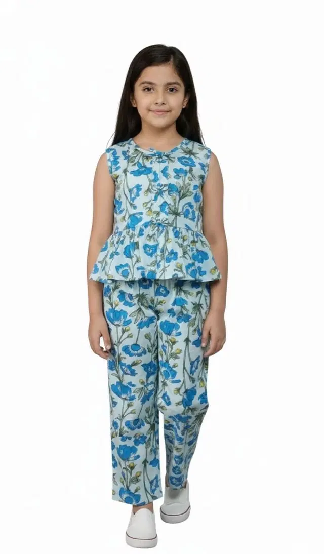 Rayon Blend Clothing Set for girls, Multicolour (4-5 Years)