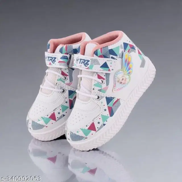 Boots for Boys (White & Peach, 18-24 Months)