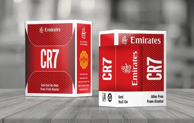 Emirates  CR7 Alcohol Free Roll On Ittar for Men & Women, 6 ml