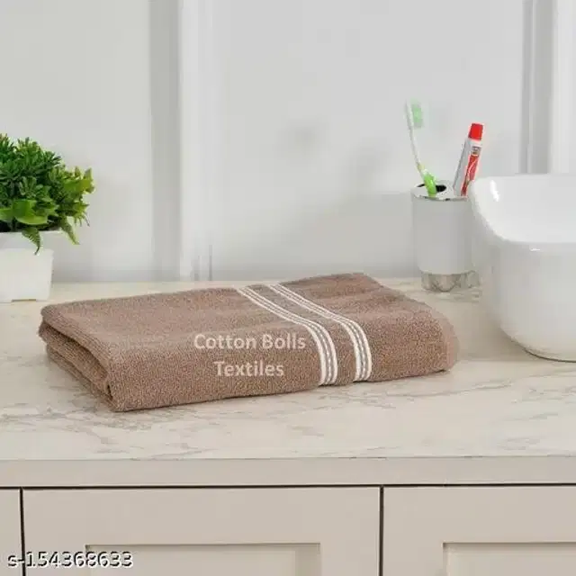 Cotton Bath Towels, Brown
