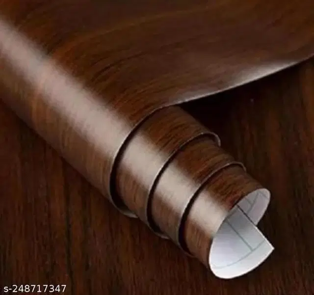 Bliss Vinyl Wallpaper for Home, Brown, 40x245 cm