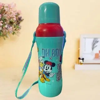 Stainless Steel Printed Sipper Bottle, Multicolor, 500 ml