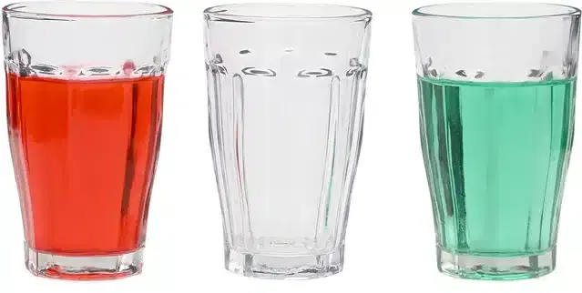 Liquor cum Cocktail Glasses, Transparent, 170 ml, Pack of 3
