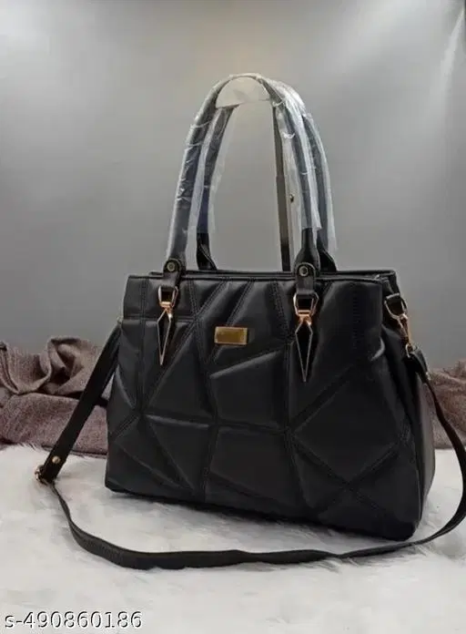 TRUE FASHION. Hand Bags for Women (Black, Free size)