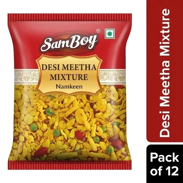 Samboy Desi Meetha Mixture 12X35 g (Pack of 12)