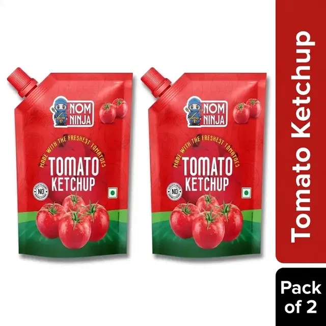 Nom Ninja Tomato Ketchup 2X950 g (Pack of 2)