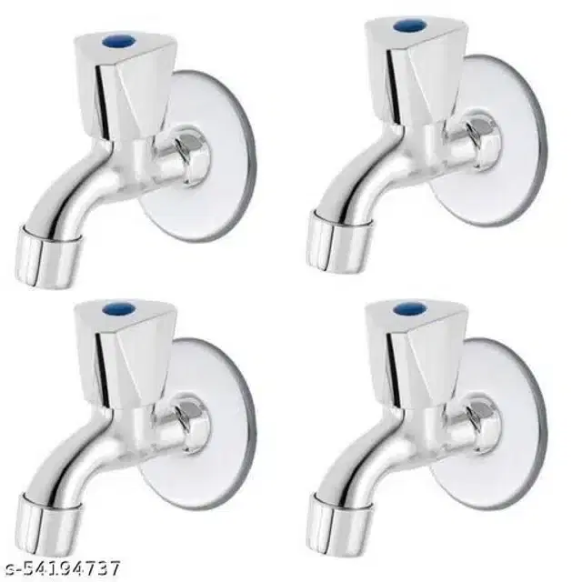 Bathroom Tap, Silver, Pack Of 4