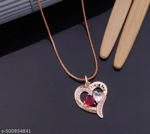 New Love Heart Pendant Necklaces for Women Birthday Gifts for Daughter Wife Jewelry Gifts