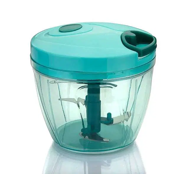 Plastic Manual Vegetable Chopper And Quick Cutter Machine For Kitchen, 1000ml, Ms-182