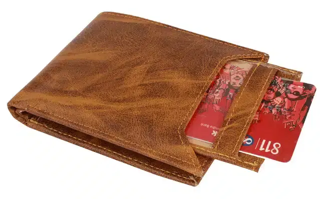 Synthetic Wallet for Men (Brown)