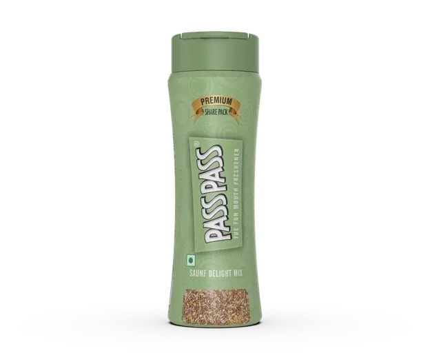 Pass Pass Saunf Delight Mix 110 g (Bottle)