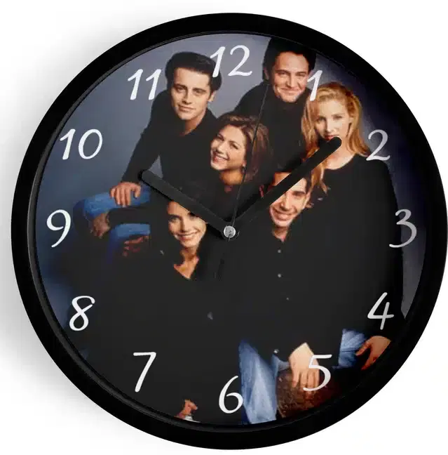 Analog Wall Clock for Home, Multicolor, 7 Inches