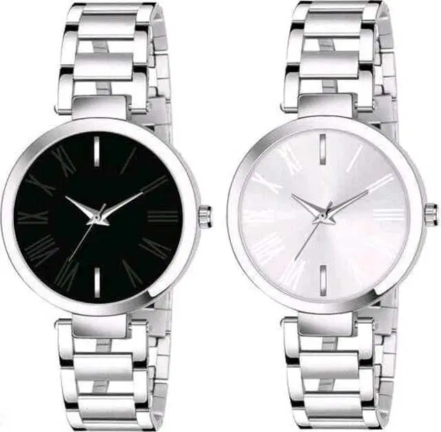 Analog Watch For Womens (Silver) (WS-502)