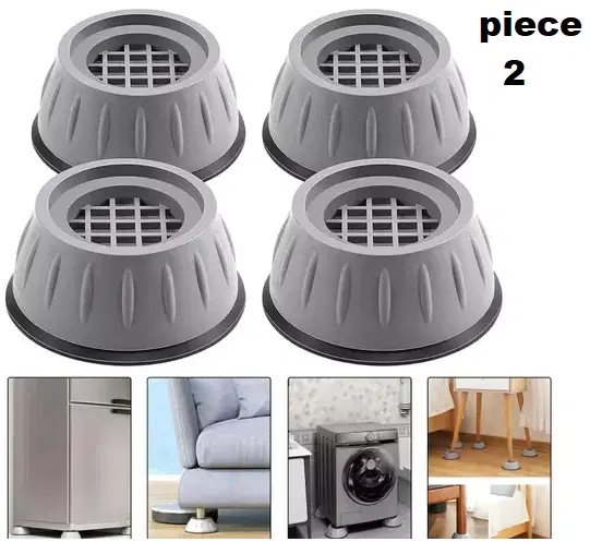 Anti Vibation Pads for Washing Machine, Grey, Pack of 4