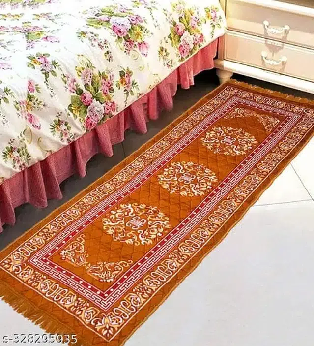 Acrylic Bed Side Runner for Home, Multicolor, 24x72 inches