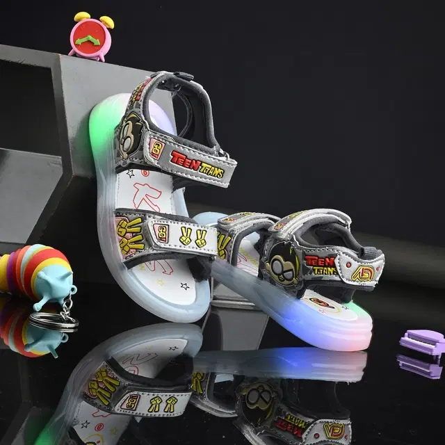 Sandals for Kids (Grey, 7 C)