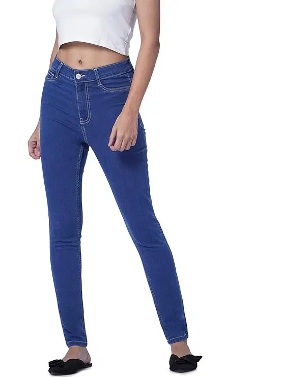 Women's Skinny Jeans, Dark Blue 2 (36)