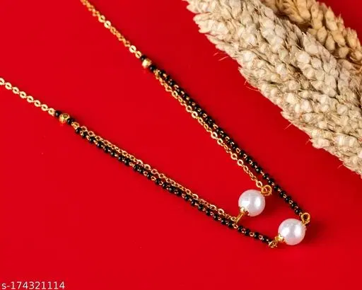 White Free Size Mangalsutras for Women